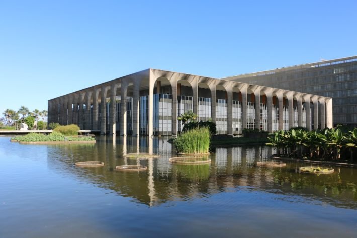 Fachada do Palácio do Itamaraty, Brasília, Distrito Federal