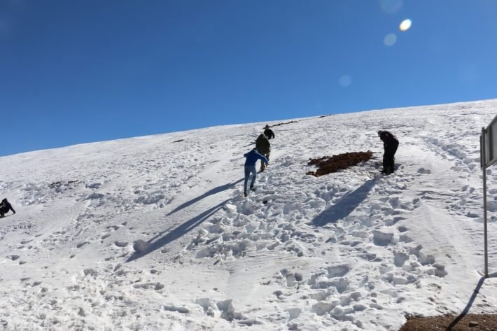 Brincando na Neve, Deserto do Atacama
