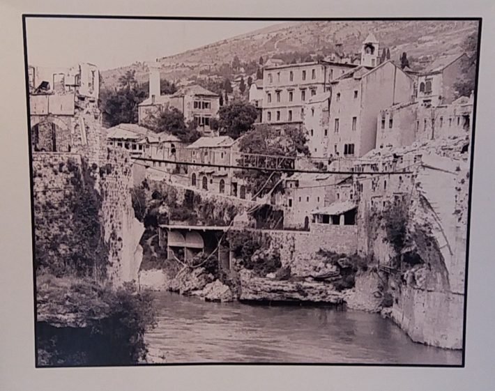 Ponte Velha de Mostar destruída pela Guerra