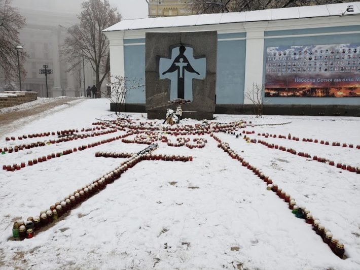 Monumento em homenagem às vítimas da fome, Holomodor, Kiev