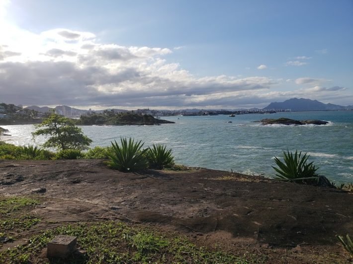 Vista a partir do Farol de Santa Luzia, Vila Velha, Espírito Santo