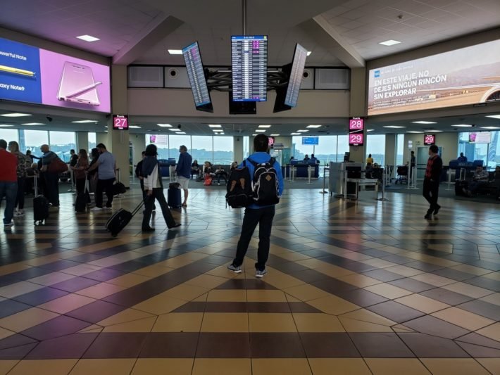 Aeroporto do Panamá: Painéis dos Voos