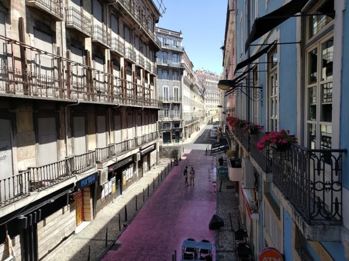 Pink Street, Lisboa, Portugal