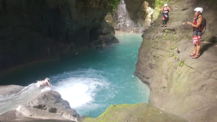 Saltos na Kawasan Falls, Ilha de Cebu