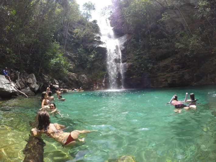 Cachoeira Santa Bárbara, Cavalcante, Chapada dos Veadeiros