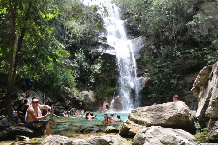 Cachoeira Santa Bárbara, Chapada dos Veadeiros