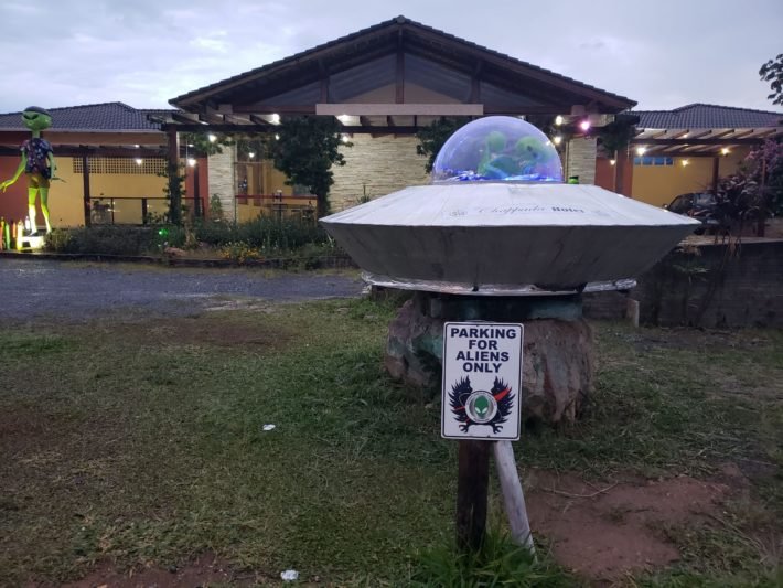 Disco Voador no Centro de Alto Paraíso de Goiás, Chapada dos Veadeiros