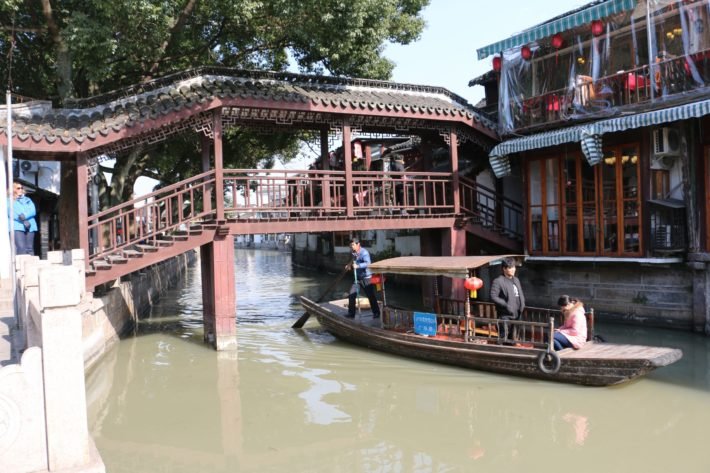 Ponte Lang, Zhujiajiao, Xangai, China