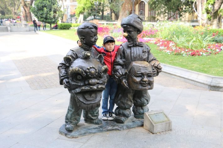 Estátuas na Shamian Island, Guangzhou