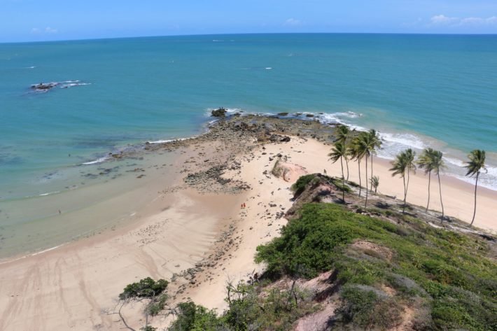 Vista do Mirante das Tartarugas - Entre a Praia de Coqueirinho e a Praia de Tabatinga