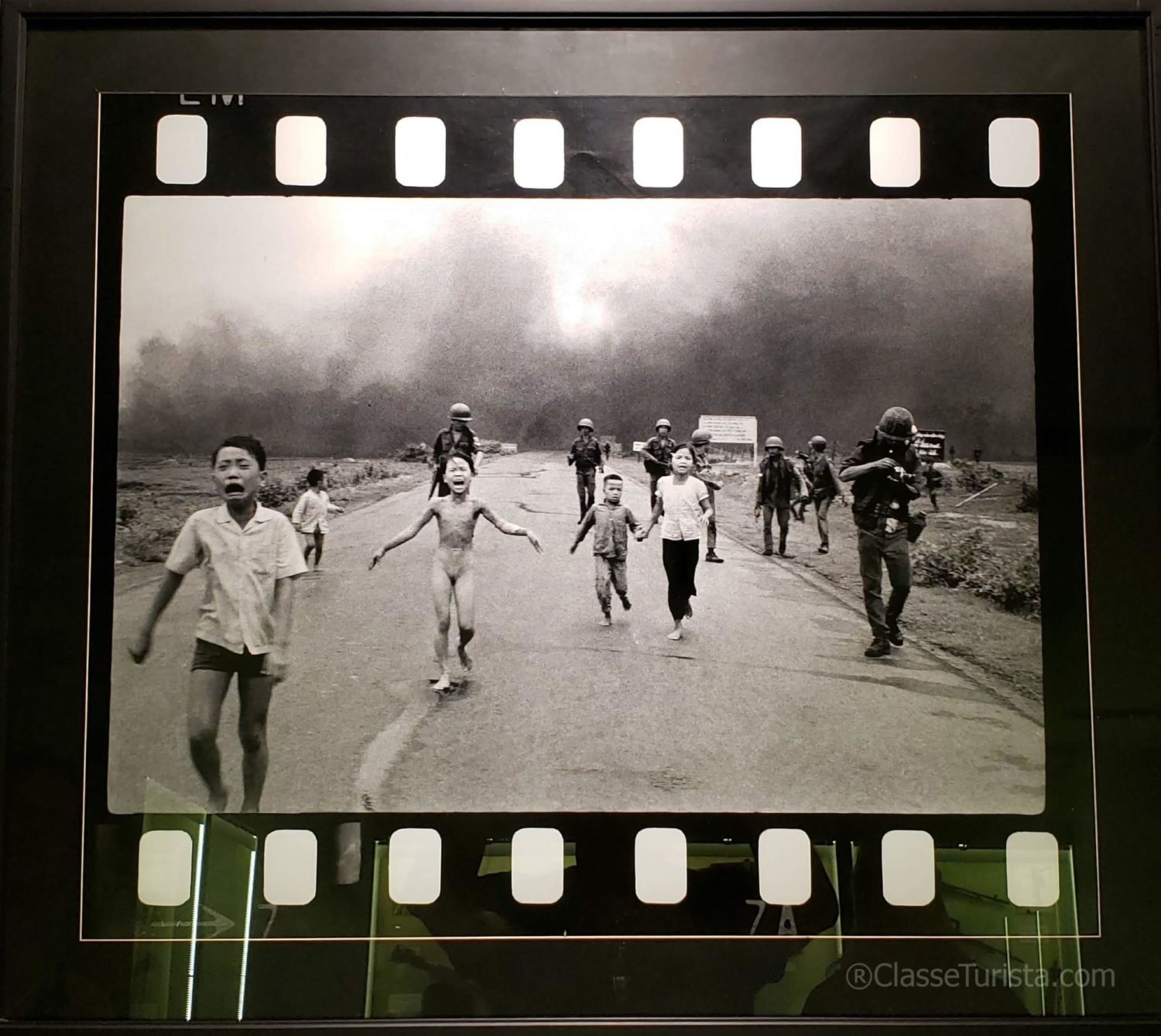 Kim Phuc Phan Thi - Fire Road (picture of Nick Ut), War Remnants Museum, Ho Chi Minh City