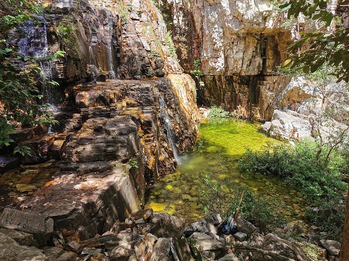 Cachoeira Dragão Voador, Cachoeiras dos Dragões, Pirenópolis