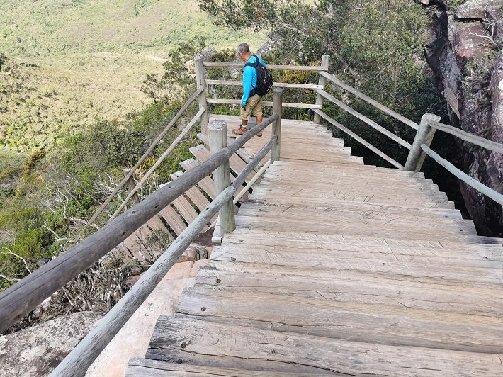 Escadaria de Madeira, Morro do Pai Inácio, Chapada Diamantina