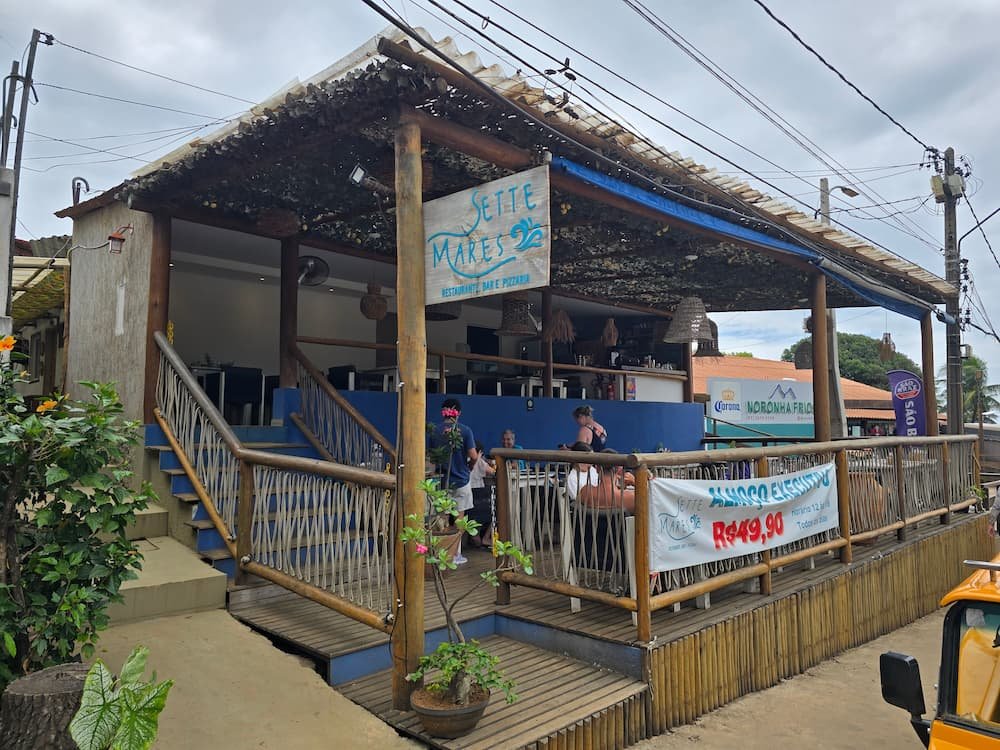 Restaurante Sette Mares, Vila dos Remédios, Fernando de Noronha
