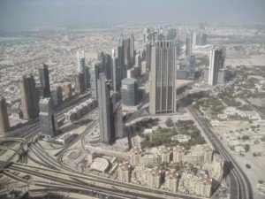 Vista de Dubai a partir do Burj Khalifa