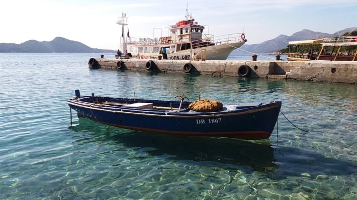 Ilha próxima a Dubrovnik, Croácia