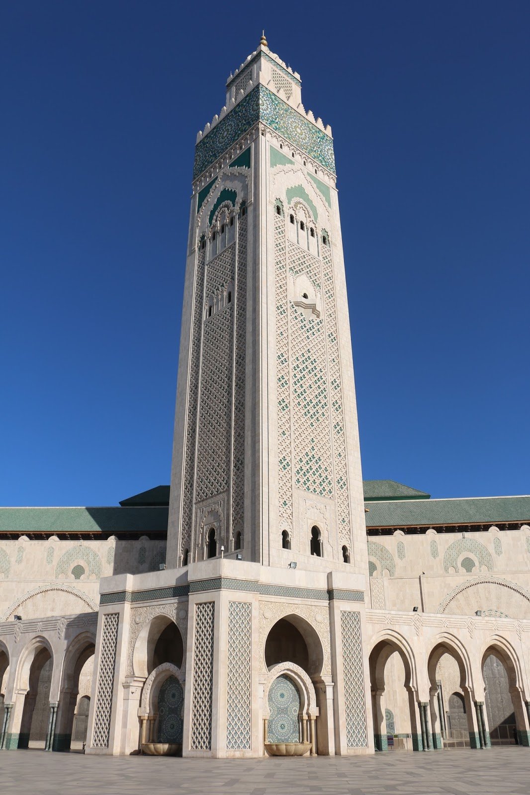 Minarete da Mesquita Hassan II