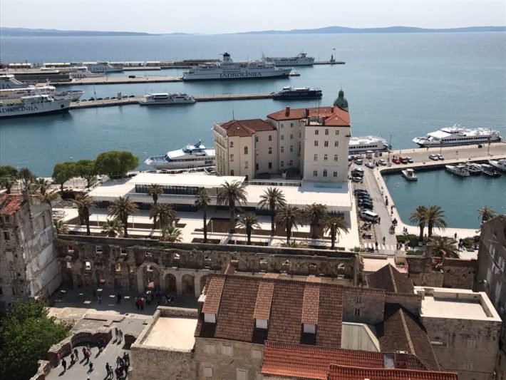 Vista da Baía de Split
