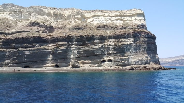 Ilha Aspronisi, Santorini, Grécia