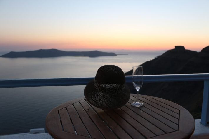 Por do Sol em Firostefani, Santorini