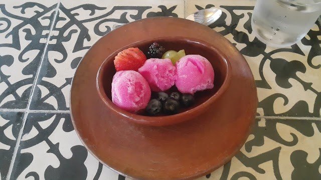 Sorvete de Flor de Cacto, Restaurante Apoala, México