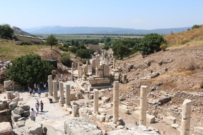 A cidade antiga de Éfeso, Turquia
