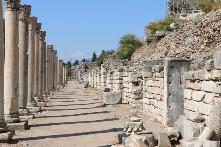 A cidade antiga de Éfeso, Turquia