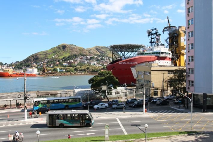 Vista do Porto de Vitória, Espírito Santo