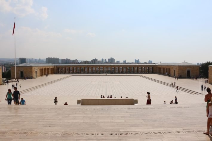 Vista a partir do Mausoléu de Atatürk, Ankara, Turquia