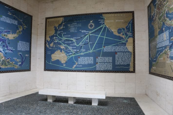 Diagrama das Batalhas da Segunda Guerra Mundial, Cemitério Americano, Manila