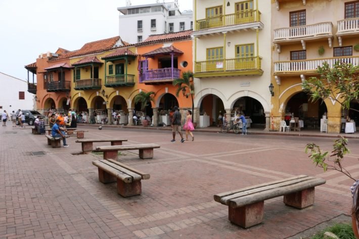 Plaza de los coches, Cartagena, Colômbia