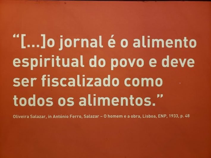 Frase do Ditador Oliveira Salazar, Museu do Aljube, Lisboa, Portugal