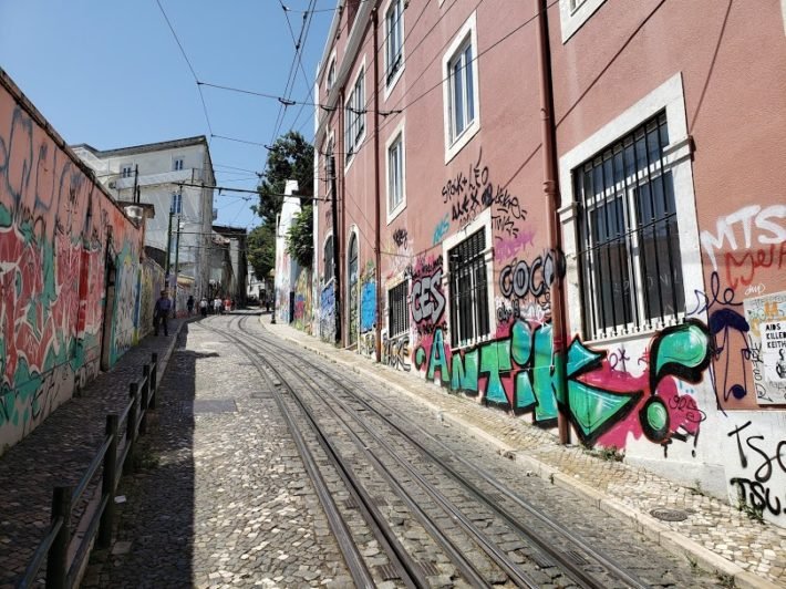 Calçada da Glória, Lisboa, Portugal