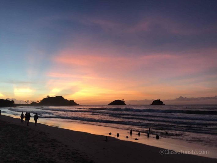 Por do Sol na Nacpan Beach, El Nido, Filipinas