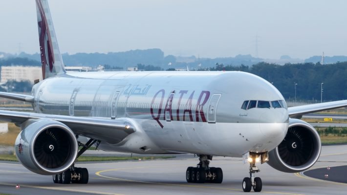 Boeing 777-300 ER da Qatar Airways