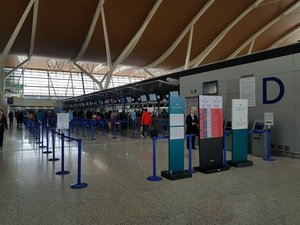 Check-in do Aeroporto de Xangai PVG