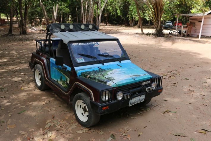 Buggy usado no Passeio Litoral Sul de João Pessoa