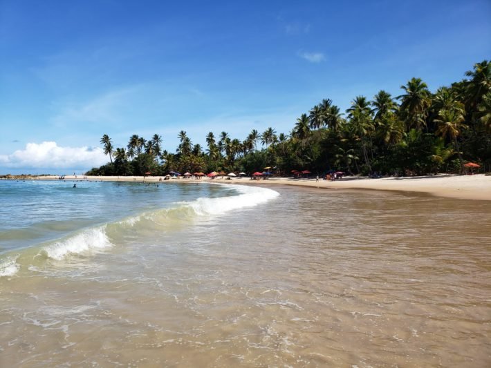 Praia de Coqueirinho - parte Sul, Conde, litoral sul de João Pessoa