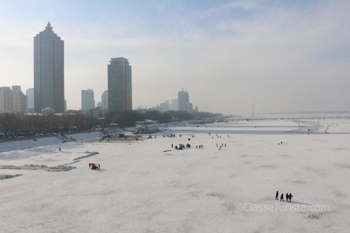 Frozen Songhua River, Harbin, China