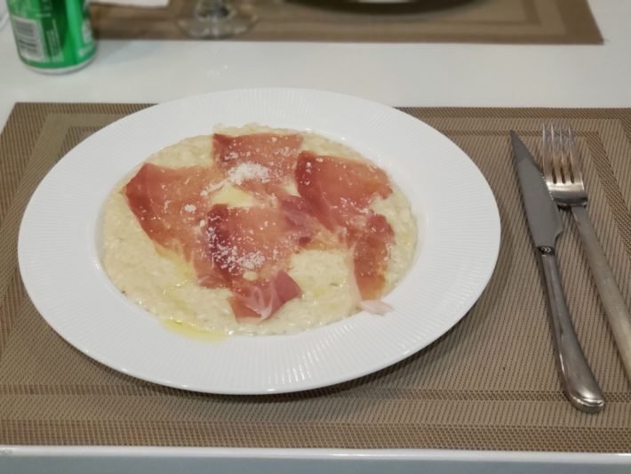 Risoto com presunto Parma, Restaurante Da Francesco, Guangzhou