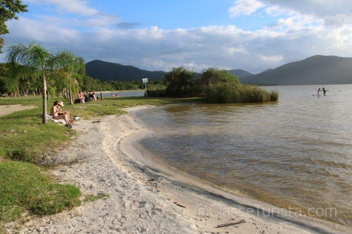 Freshwater beach, Peri Lagoon, Florianópolis, Brazil