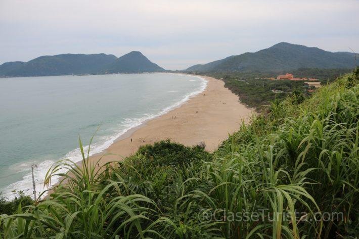 Vista da Praia do Caldeirão a partir do Mirante Morro das Pedras, Florianópolis