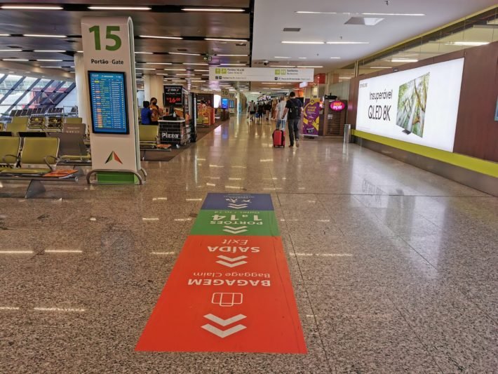 Aeroporto de Brasília vazio na Pandemia