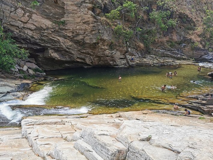 Cachoeira Renascer, Poço Inferior, Pirenópolis