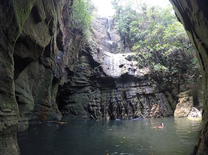 Cachoeira da Gruta, Salto do Corumbá, Corumbá de Goiás