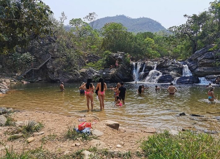 Cachoeira das Araras, Poço Inferior, Pirenópolis, estado de Goiás