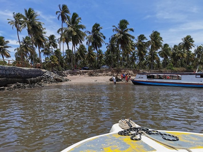Desembarque em Mangue Seco, Bahia