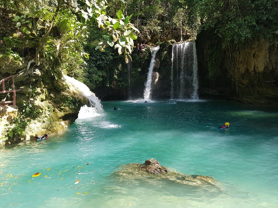 Cachoeira principal, Kawasan Falls