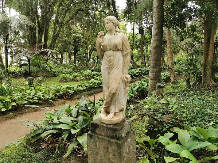 Estatueta da Mitologia Grega, Jardim, Museu Imperial, Petrópolis