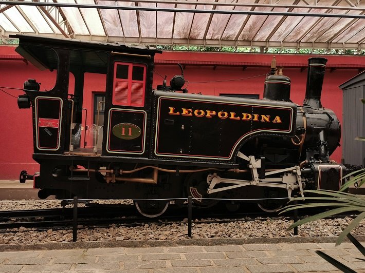 Locomotiva Leopoldina, Pavilhão de Viaturas, Museu Imperial, Petrópolis